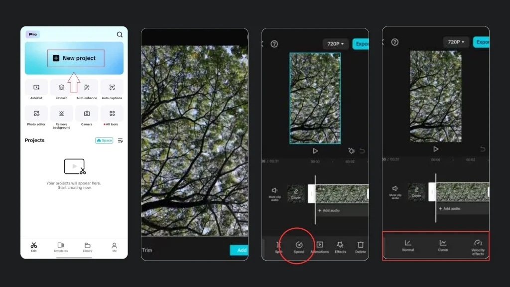 how to make a slow motion effect in capcut pro mod apk