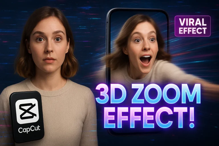 capcut 3d zoom effect