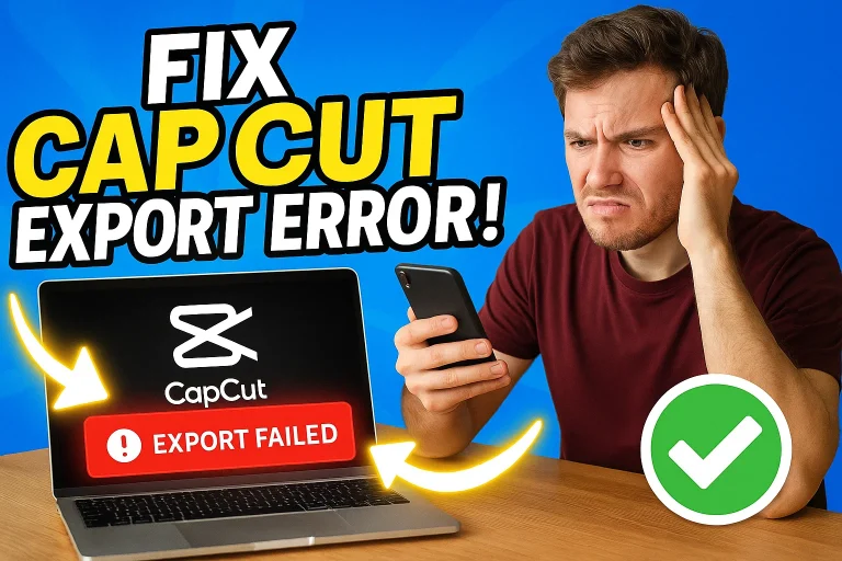 Fix CapCut Export Error Fast | Easy 2025 Guide
